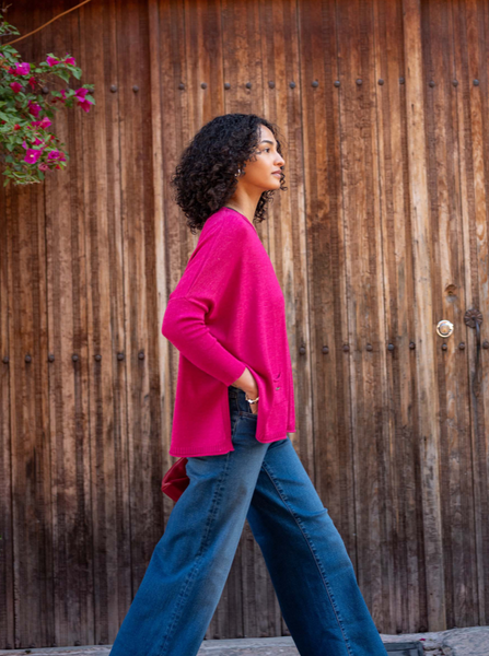 Catalina Sweater -- Dragonfruit