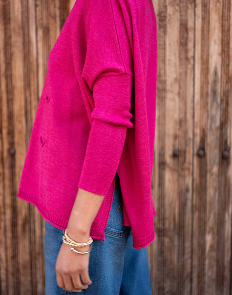 Catalina Sweater -- Dragonfruit