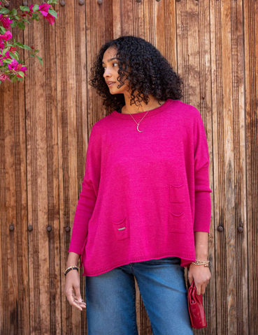 Catalina Sweater -- Dragonfruit
