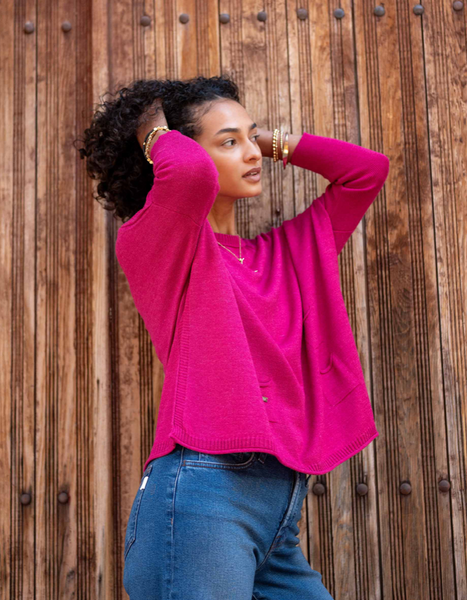 Catalina Sweater -- Dragonfruit