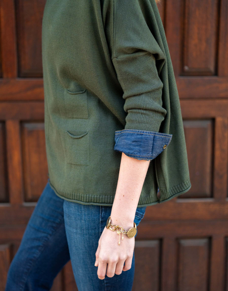 Catalina Sweater -- Deep Emerald