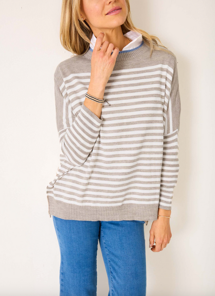 Catalina Modern Sweater -- Driftwood/Natural