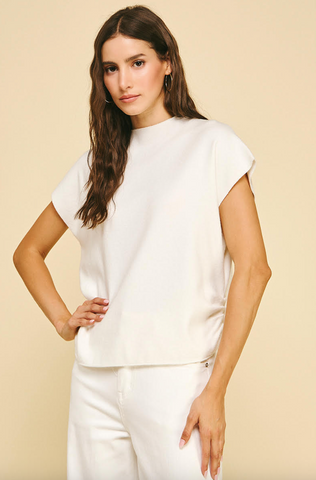Domino Top -- Off White