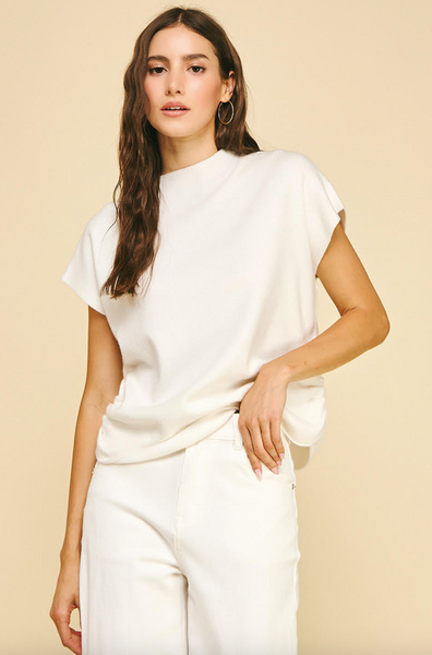 Domino Top -- Off White