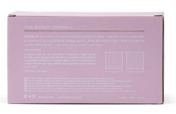 Scout Lowball Glass - Lilac