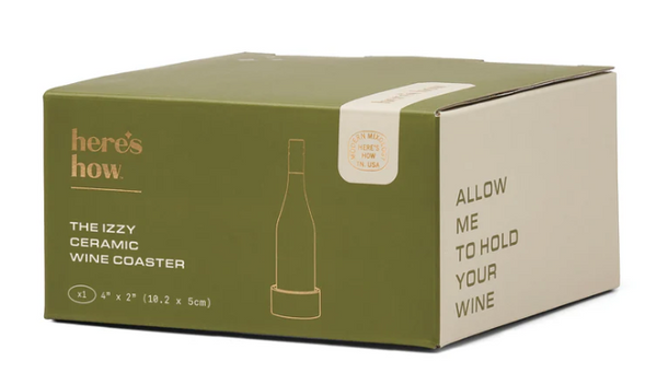 The Izzy Wine Coaster - Green Stripe