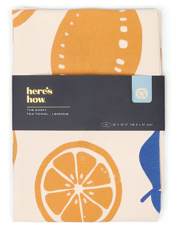 The Emmy Tea Towel - Lemons