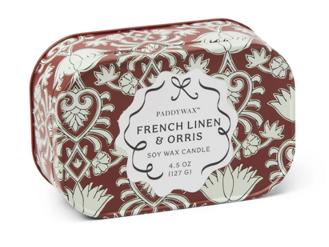 Chérie Tin Candle - French Linen & Orris
