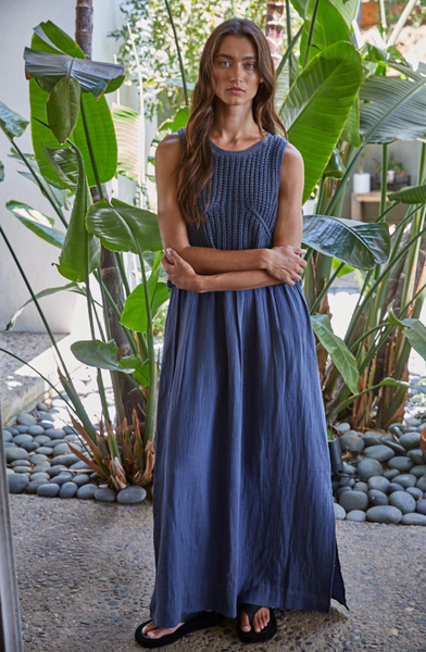 Braylee Dress -- Navy