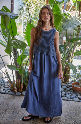 Braylee Dress -- Navy