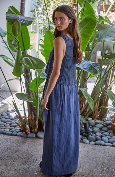 Braylee Dress -- Navy