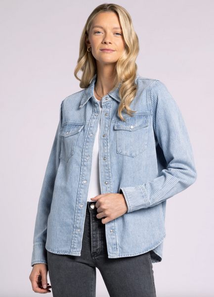 Pippin Jacket -- Denim Stripe