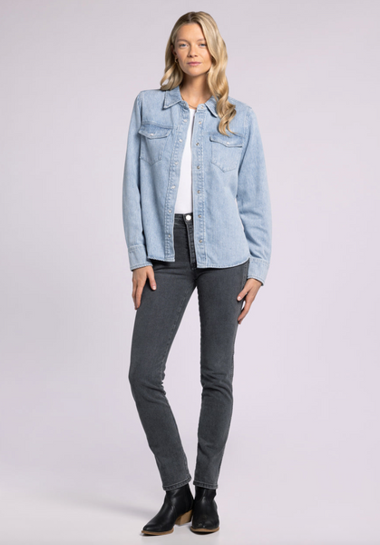 Pippin Jacket -- Denim Stripe