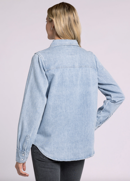 Pippin Jacket -- Denim Stripe