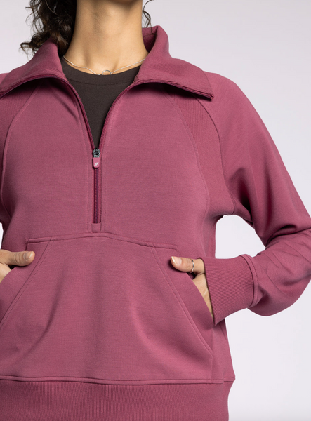 Caroline Pullover -- Vintage Rose