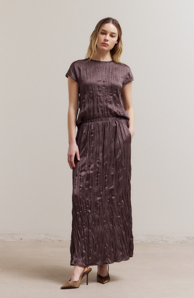 Shari Skirt -- Aubergine