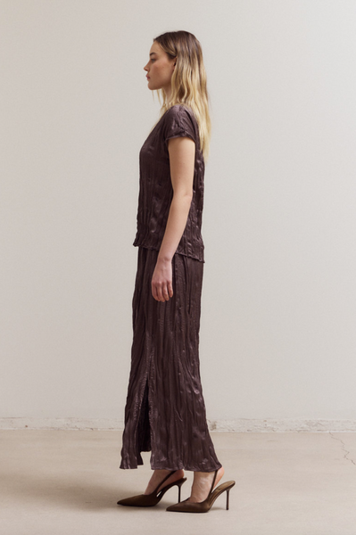 Shari Skirt -- Aubergine