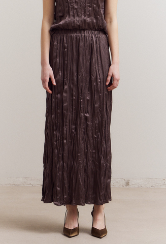 Shari Skirt -- Aubergine