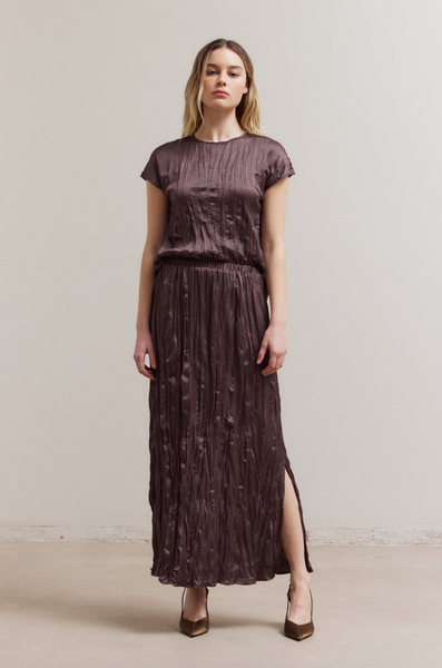 Shari Skirt -- Aubergine