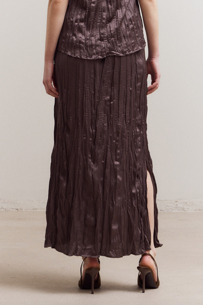 Shari Skirt -- Aubergine