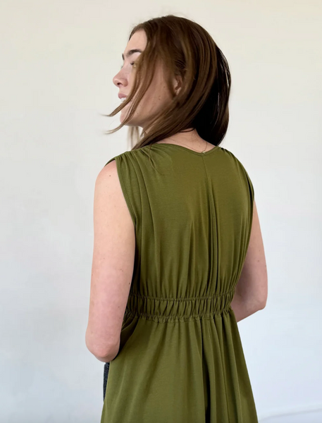 Hampton Dress -- Olive Branch
