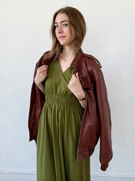 Hampton Dress -- Olive Branch