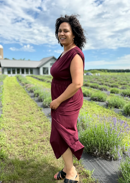 Hampton Dress -- Merlot