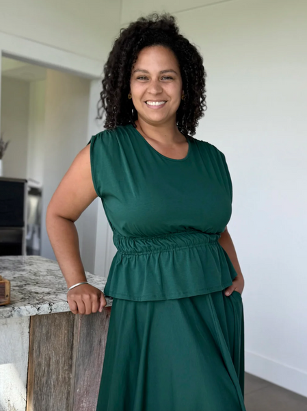 Kaci Tank -- Dark Green