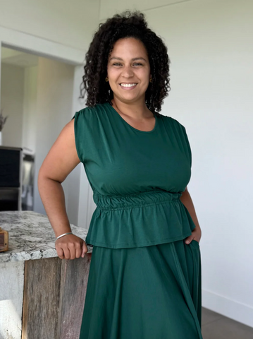 Kaci Tank -- Dark Green
