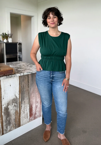 Kaci Tank -- Dark Green
