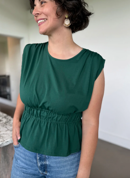 Kaci Tank -- Dark Green
