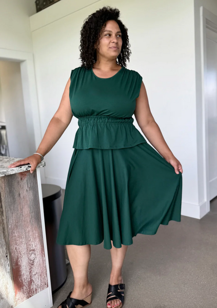 Kaci Tank -- Dark Green