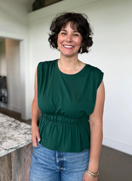 Kaci Tank -- Dark Green