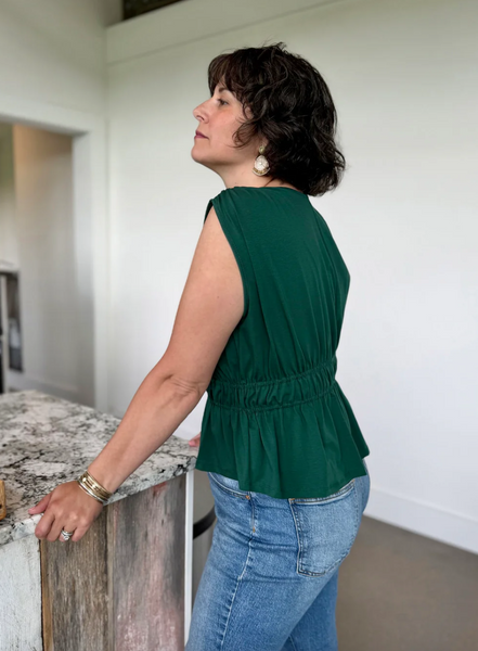 Kaci Tank -- Dark Green