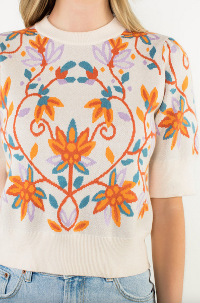 Cheryl Top -- Cream