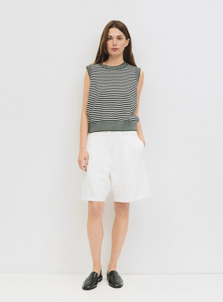 Leon Top -- Black White