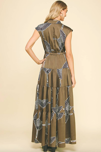 Libby Dress -- Olive