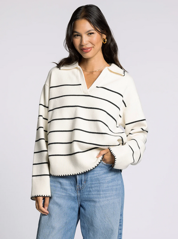 Radley Sweater -- Cream Black