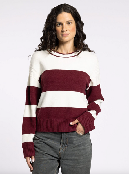 Tabitha Sweater -- Burgundy