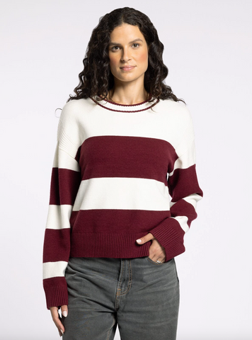 Tabitha Sweater -- Burgundy