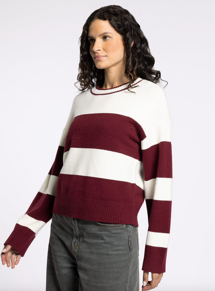 Tabitha Sweater -- Burgundy