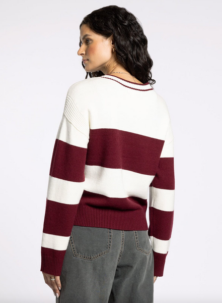Tabitha Sweater -- Burgundy