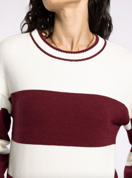Tabitha Sweater -- Burgundy