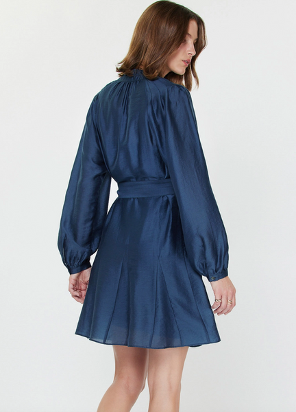 Godet Dress -- Sapphire