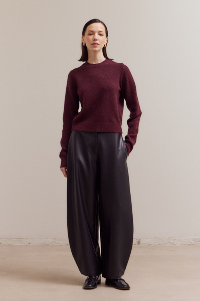 Autumn Sweater -- Plum Wine