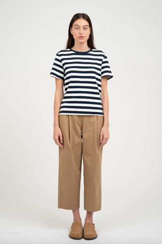 Sarah Tee -- Navy Stripe