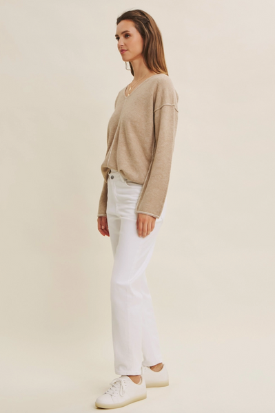 Sally Sweater -- Oatmeal Ivory