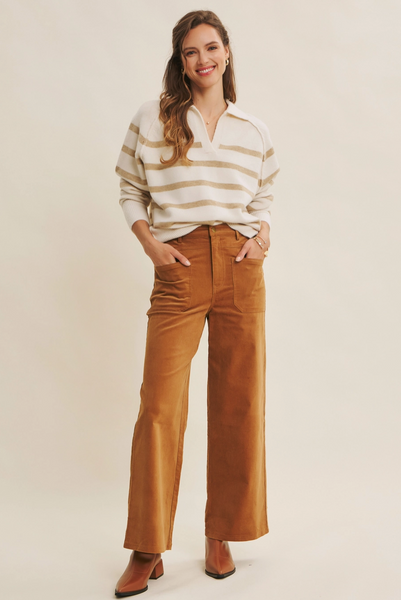 Janet Sweater -- Cream Beige