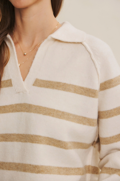 Janet Sweater -- Cream Beige