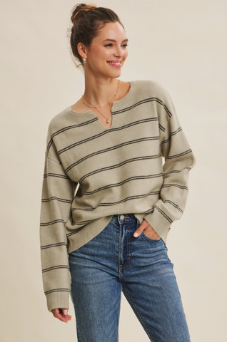 Polly Sweater -- Sage Olive